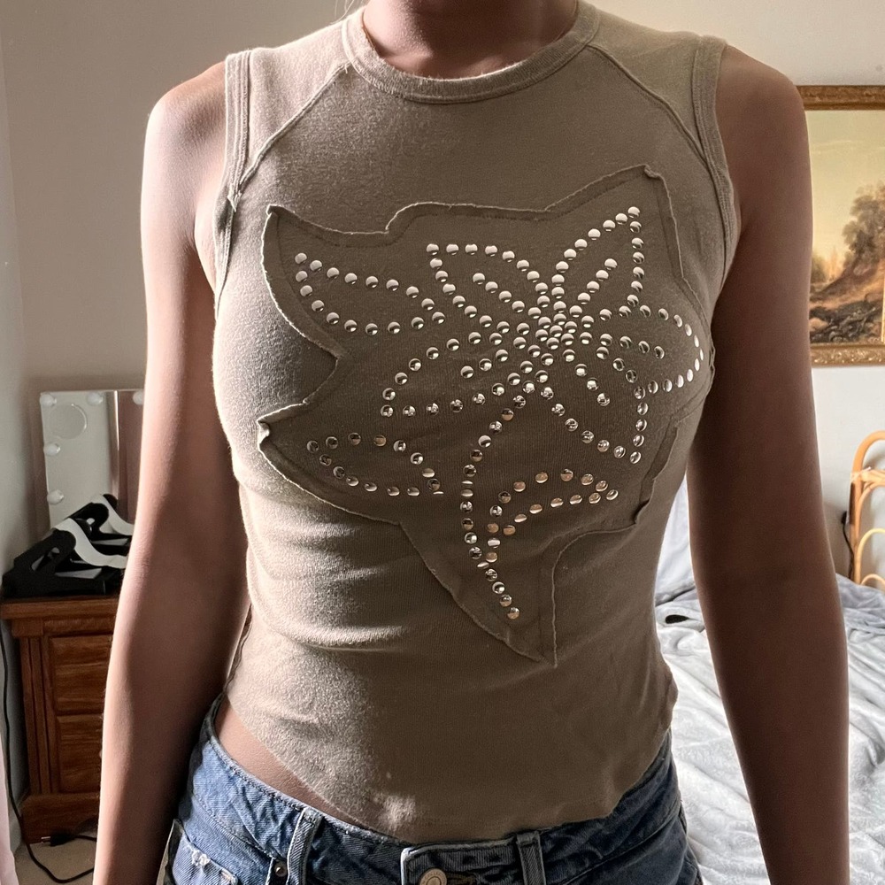 Vintage United Color of Benetton Flower Jem Tank